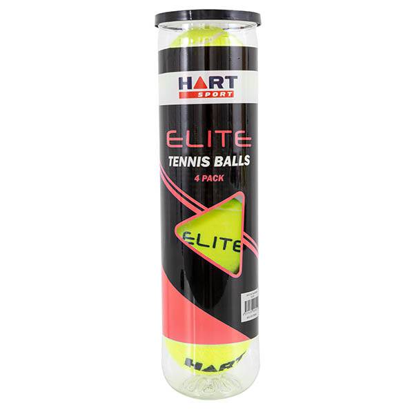 HART Elite Tennis Balls Can of 4